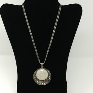 LAST ONE NWT Beige Medallion Necklace